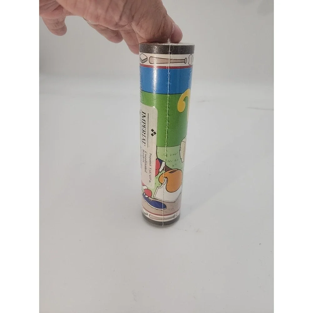 NIP 5 yd Imperial Wallpaper border Looney Tunes baseball‎ Taz Sylvester ++